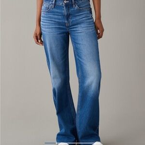 American Eagle like new Dreamy Drape Low-Rise Baggy Flare Jean